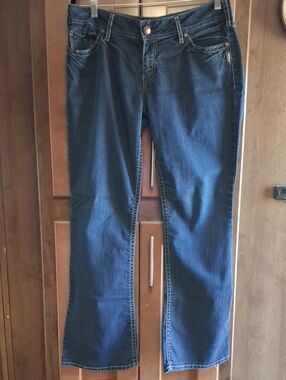 Silver Jeans Dark Blue Boot-Cut Women's Jeans
